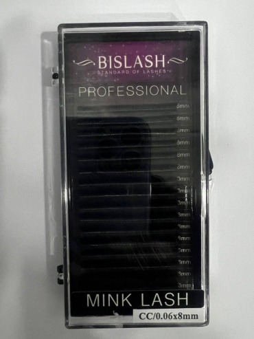 Bislash единичные СС 0.06 мм черный 8 мм