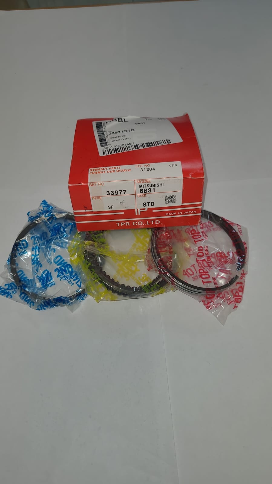 TP Japan кольца поршневые 33977STD