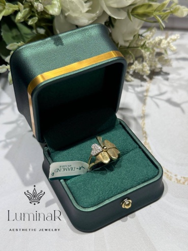 LUMINAR 684643481 размер 18 вес 2 г золото, фианит