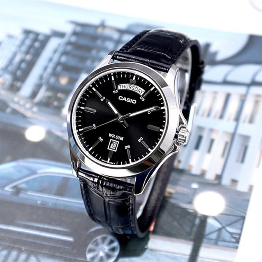 Кварцевые CASIO MTP-1370L-1AVDF нержавеющая сталь