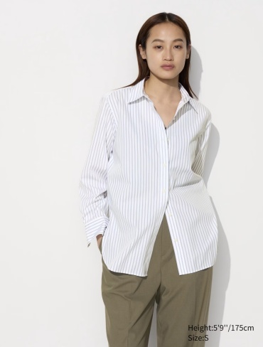 Блузка Uniqlo белый
