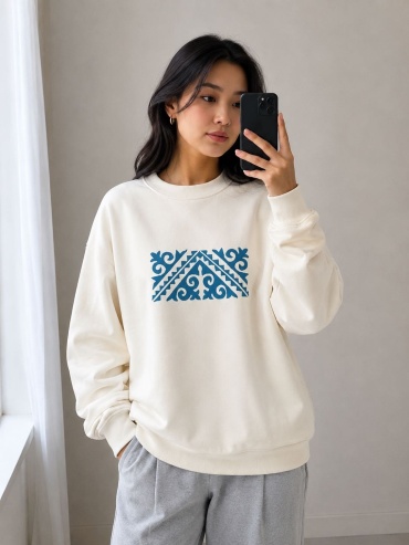 Свитшот KADI brand бежевый