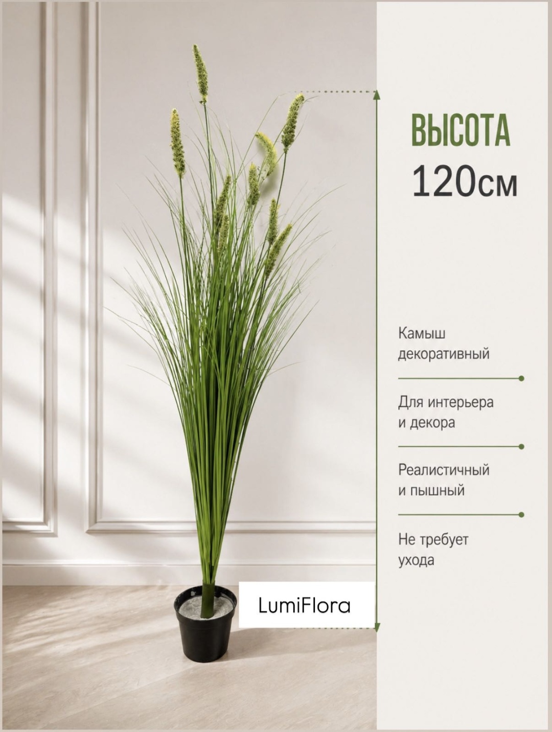 Травянистое растение камыш 120 см, 30349148_909368949