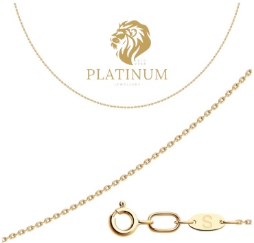 PLATINUM 51180030251 длина 50 см, вес 1.17 г золото, плетение якорное