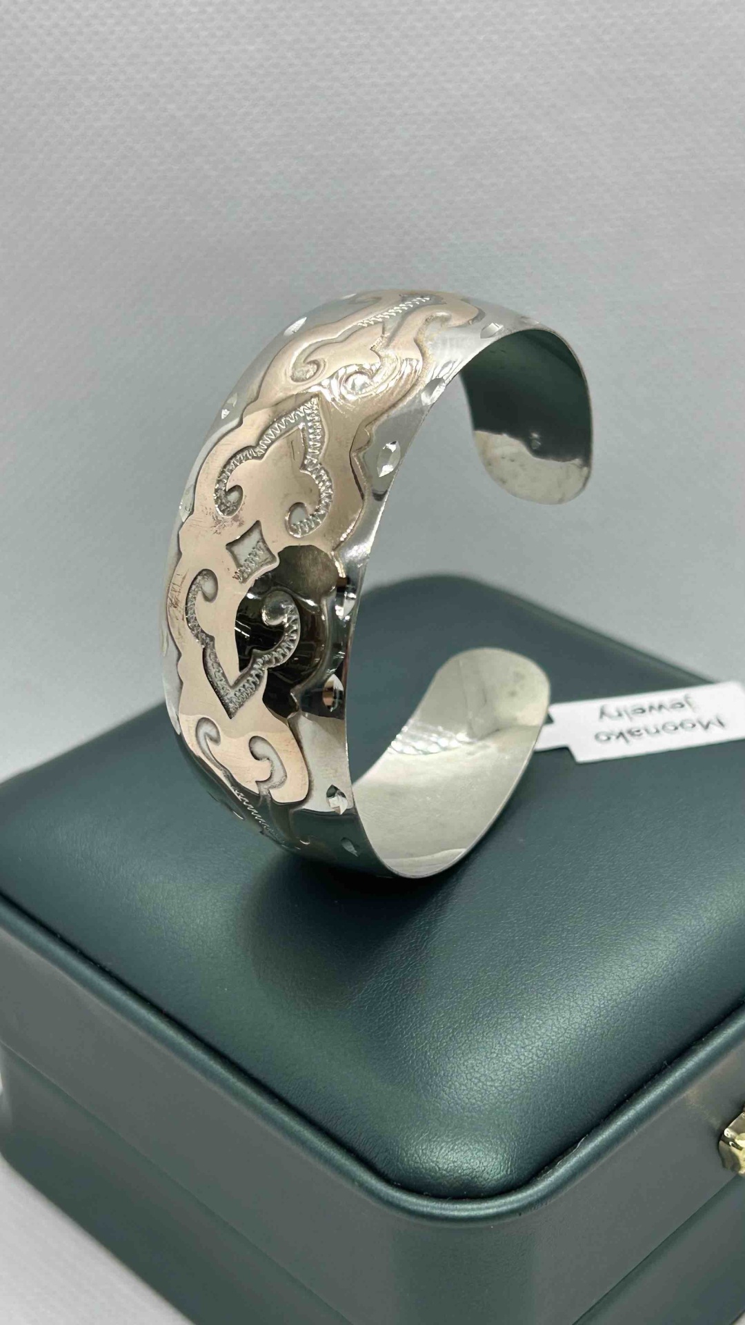 Moonako Jewelry Moon br длина 19 см, вес 12 г серебро, плетение обод
