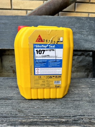 Гидроизоляционная смесь Sika top seal 107 блокирующая, 5 кг