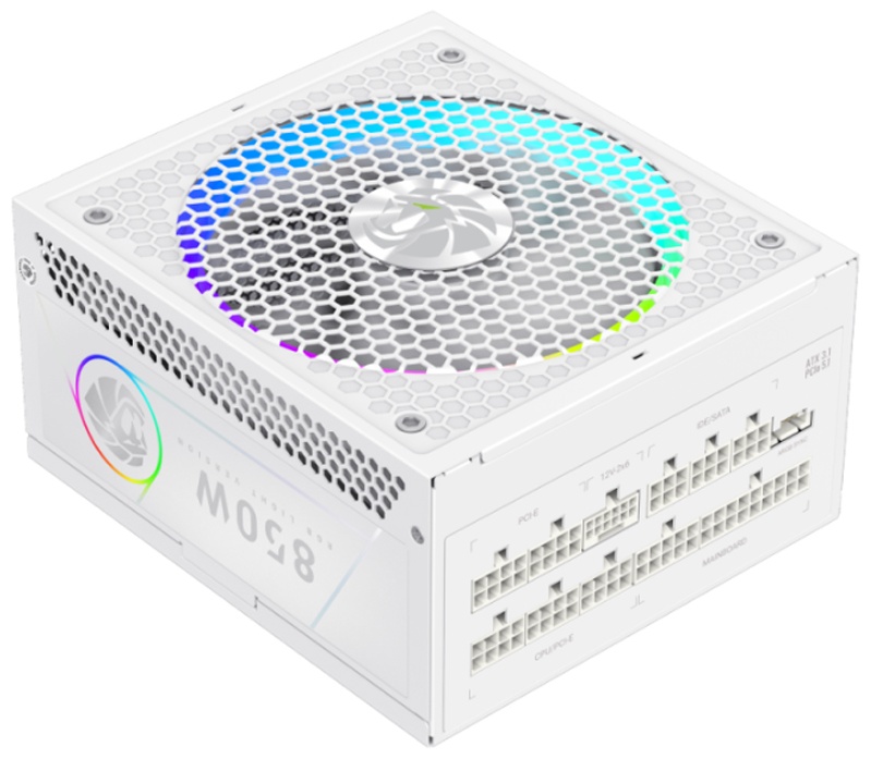 Блок питания Game Max RGB PRO 850G WH Gold 850 Вт