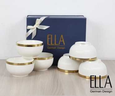 Набор пиал ELLA 6 шт, 200 мл, керамика
