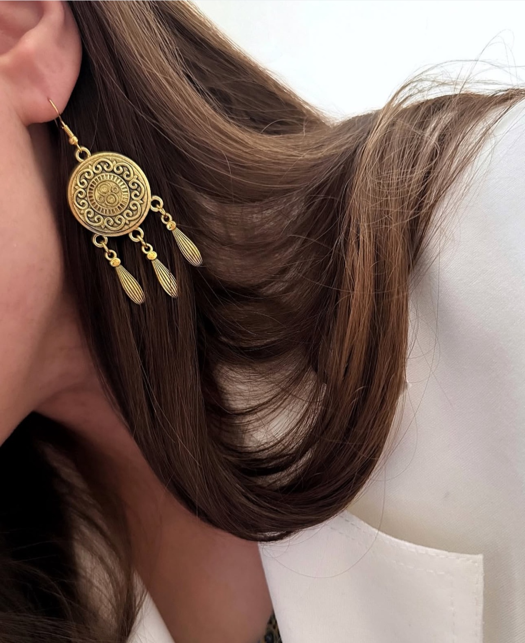 Серьги MAGMA collection бижутерный сплав, мельхиор, без вставок