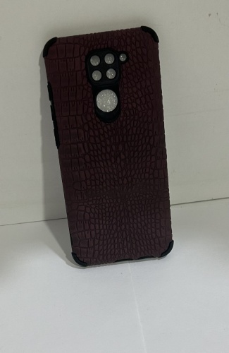 Чехол для Xiaomi Redmi Note 9 бордовый