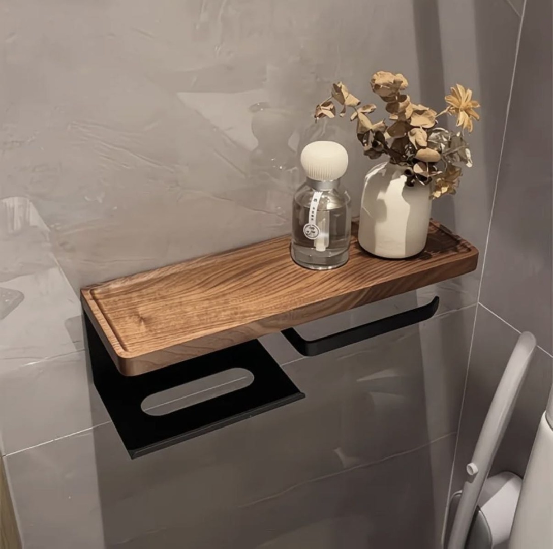 NIKHOME держатель Check 1 шт, металл, дерево