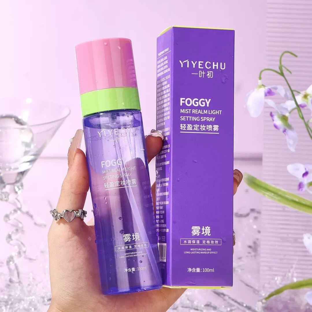 Yiyechu Спрей фиксатор Foggy фиксатор макияжа для лица 100 мл