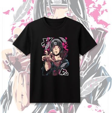 Футболка MUSTANG ALA000001 ITACHI AKATSUKI Итачи черный