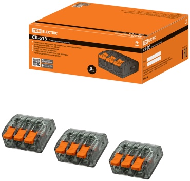 Клемма TDM ELECTRIC SQ0527-0022 от 0.1 до 2.5 кв.мм, 1 шт
