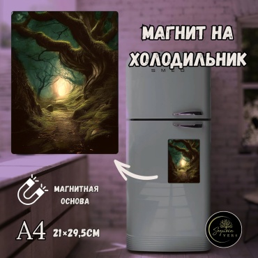 Sequoia VERS магнит-сувенир Дыхание природы. природа, леса. А4 1 шт