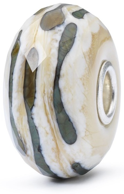 Шарм Trollbeads TGLBE-30020 вес 1.95 г серебро, муранское стекло