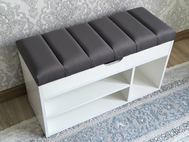 Банкетка-обувница LUXE PRIME Grand 1 80x31x50 см, ЛДСП
