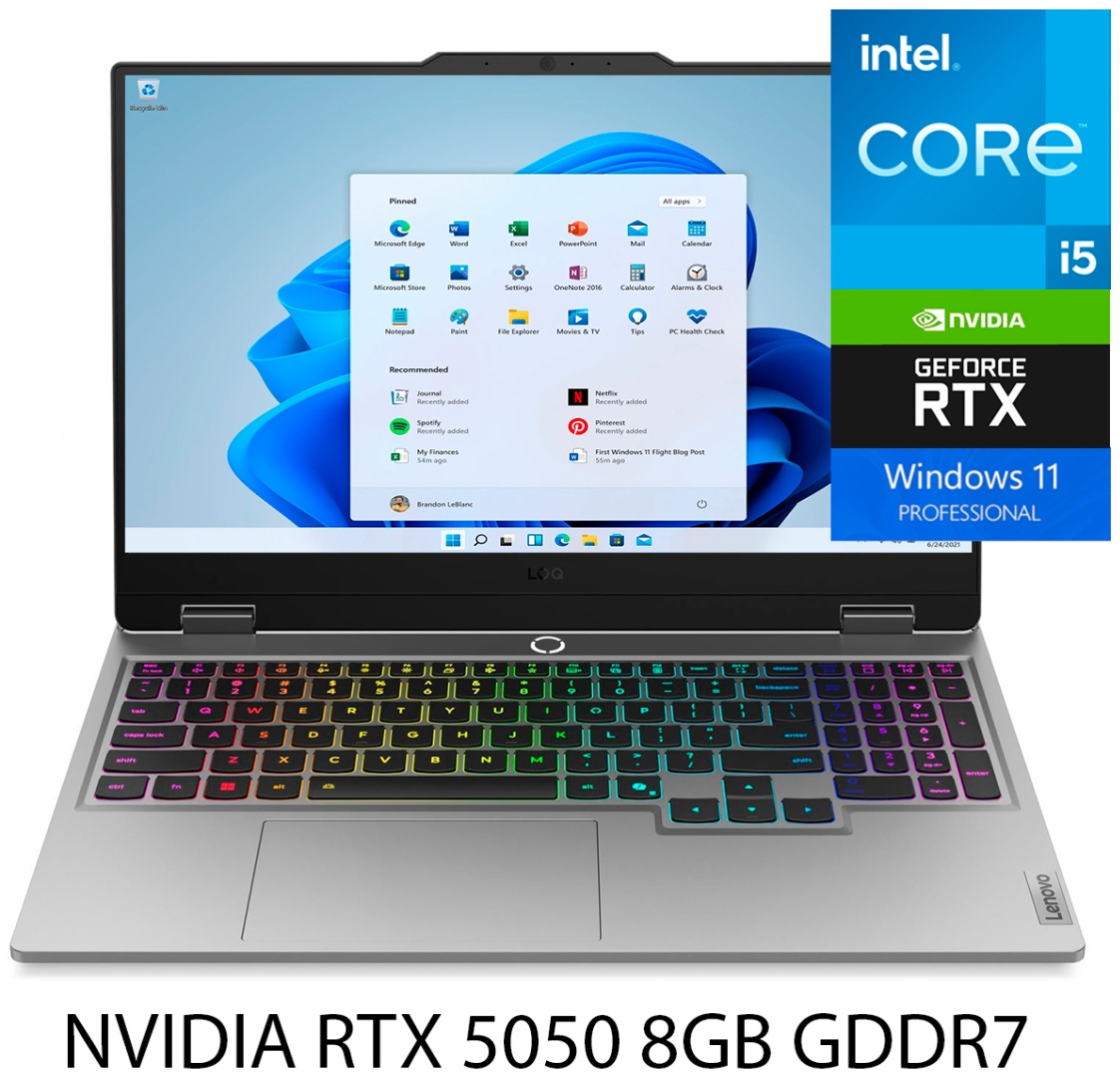 Ноутбук Lenovo LOQ 15IRX10 15.6" / 16 Гб / SSD 2000 Гб / Win 11 Pro / 83JE005BRK