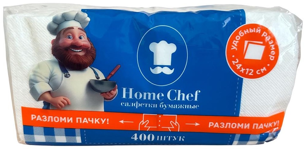Бумажные салфетки Home Chef 400 шт