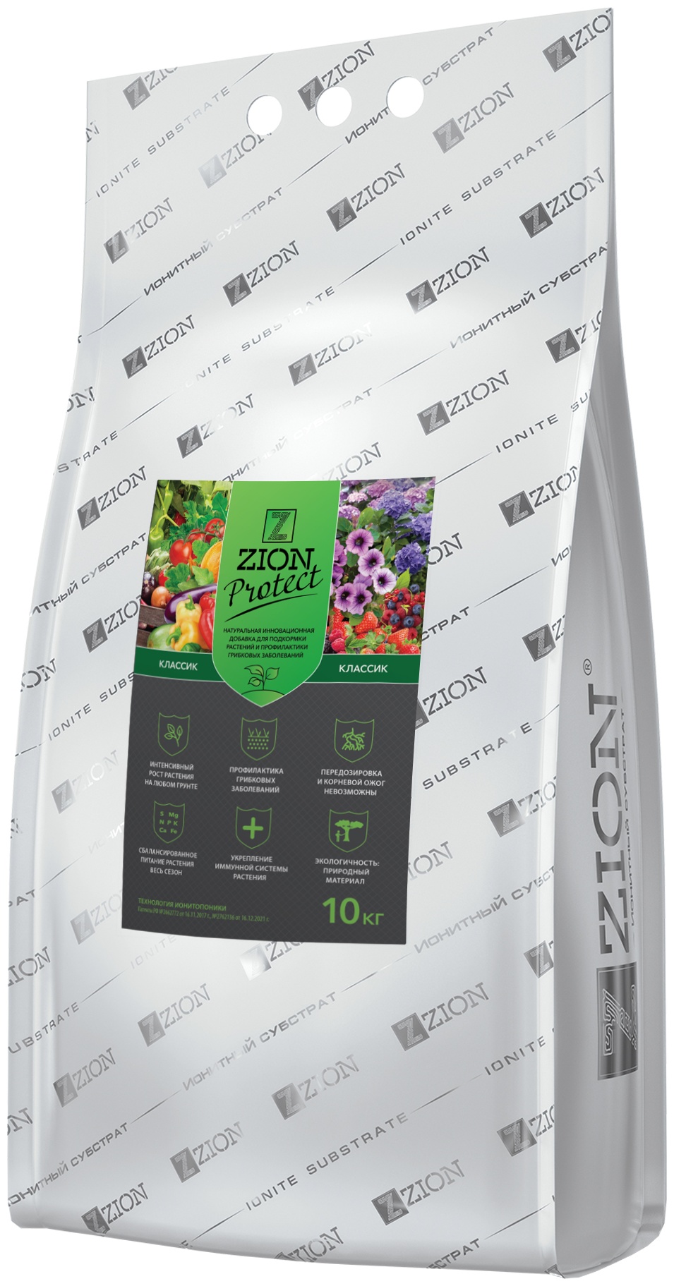 Zion гранулы protect классик 10 кг