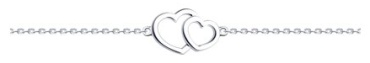 Diamant BRA-DI-925-5582144-25 длина 25 см, вес 2.16 г серебро, плетение фантазийное