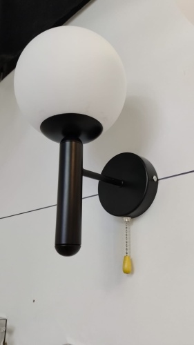 Бра настенный Crystal Lux E27, черный