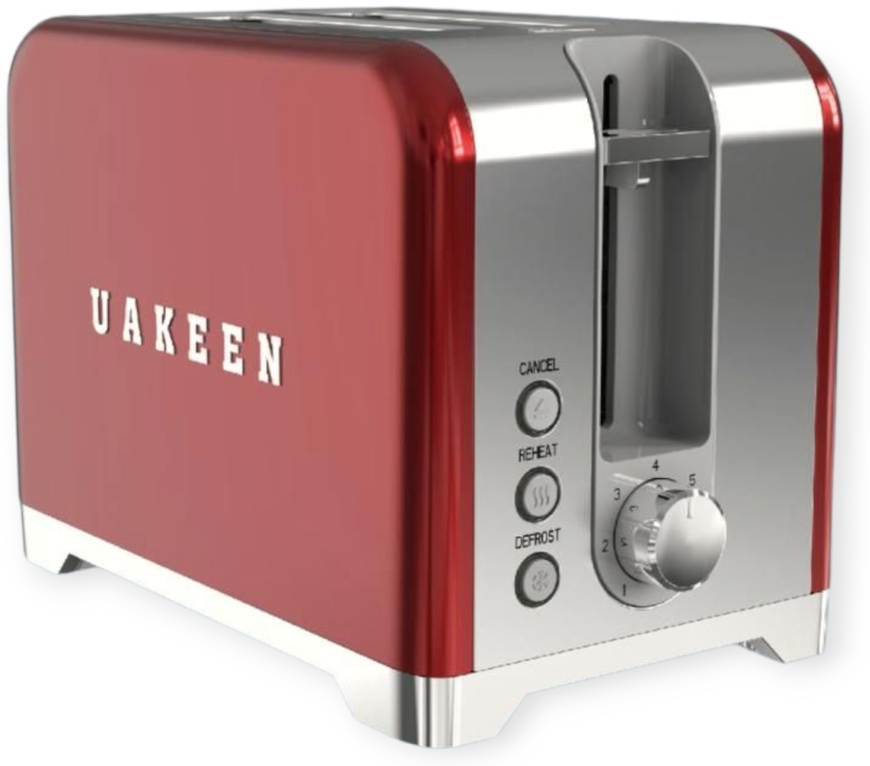 Тостер Uakeen Germany ZL-2104 красный