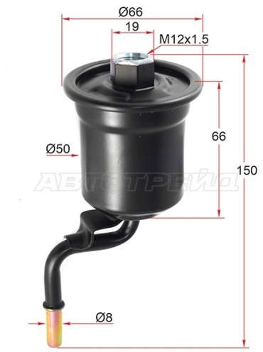 SAT топливный фильтр ST-23300-22050