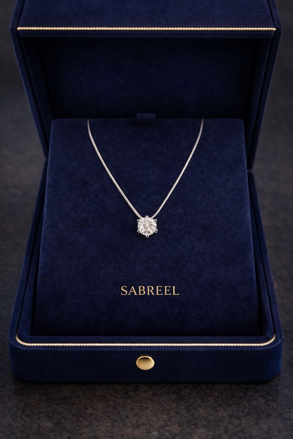 Колье Sabreel «Классика» длина 45 см вес 1.9 г серебро, цирконий
