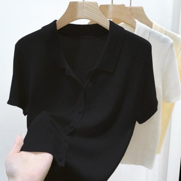 Поло AS BRAND черный
