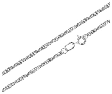 TALANT 310-73-0040-30028_50 длина 50 см, вес 3.96 г серебро, плетение сингапур