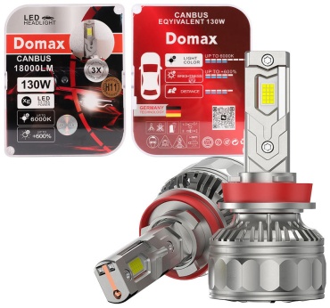 DOMAX Dx130w6000k светодиодная H11, 2 шт