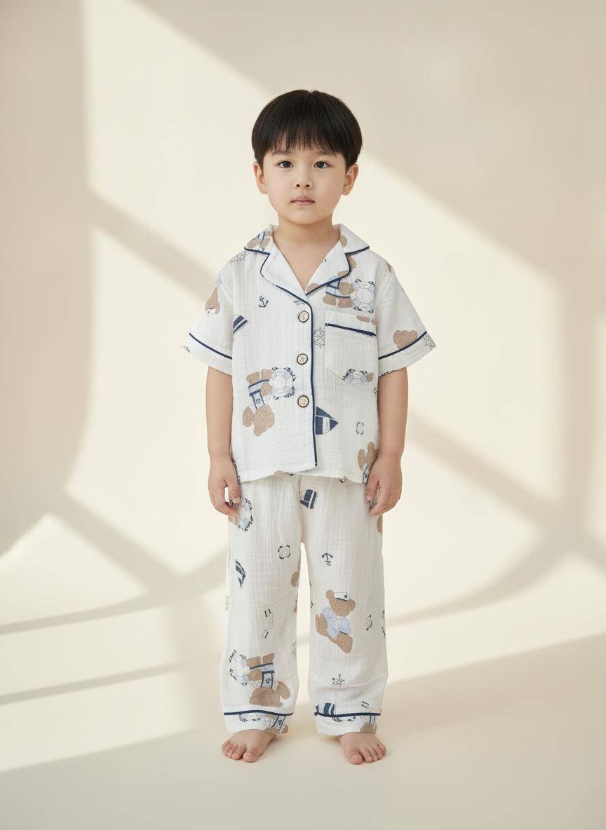Пижама Pijama белый, мультиколор
