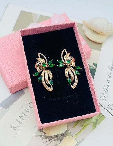 Серьги LuA brand медицинское золото, без вставок