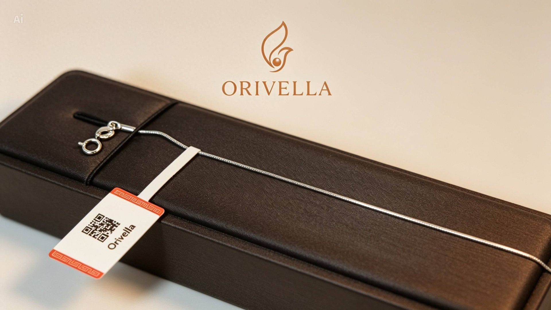 Orivella Exclusive Korean 5184 длина 17 см, вес 1.33 г серебро, плетение снейк