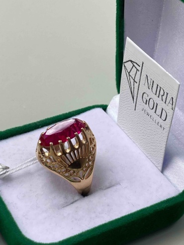 NURIA GOLD 4567888669 размер 17.5 вес 6.01 г золото, рубин