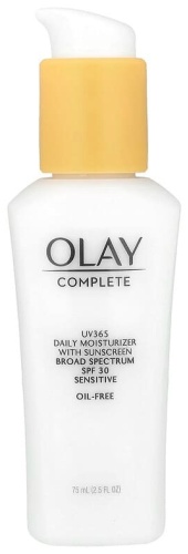 Olay крем Complete, UV365, ежедневное увлажняющее средство с солнцезащитным кремом, SPF 30, для чувствительной кожи, 75 мл для лица 75 мл