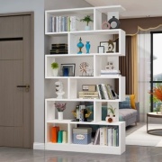 Стеллаж напольный Aiba Mebel 485021511, 120x30x200 см, белый