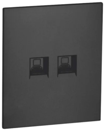 Компьютерная розетка (RJ45) UNIT 030201302_, черный