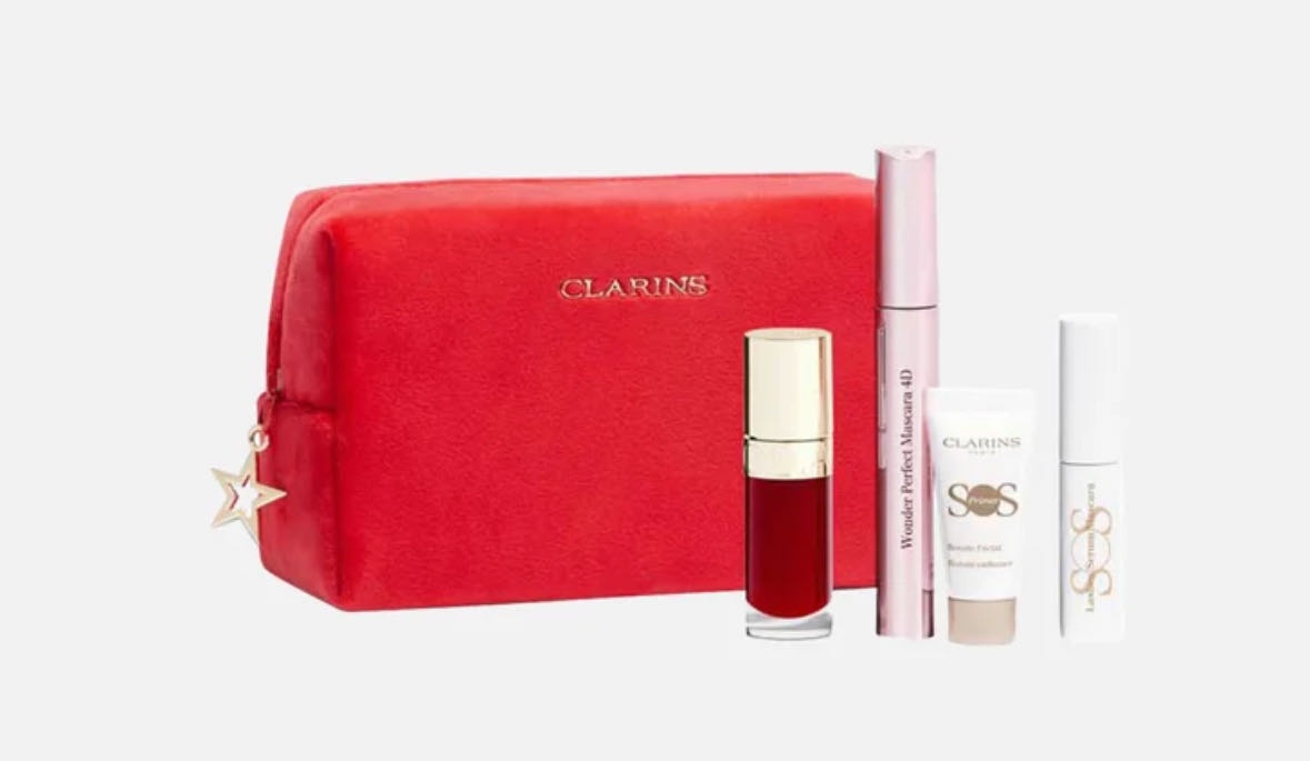 Clarins vp wonder perfect 4d mascara holiday season набор декоративной косметики для женщин