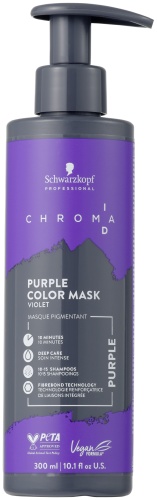 Schwarzkopf Professional маска ChromaID Purple фиолетовый интенсивно тонирующая бондинг-маска 300 мл