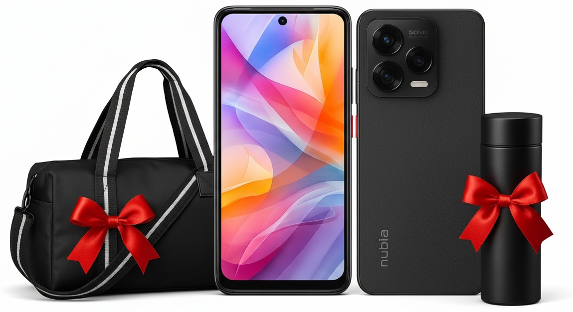 Смартфон Nubia V70 Design 8 ГБ/256 ГБ черный + подарок