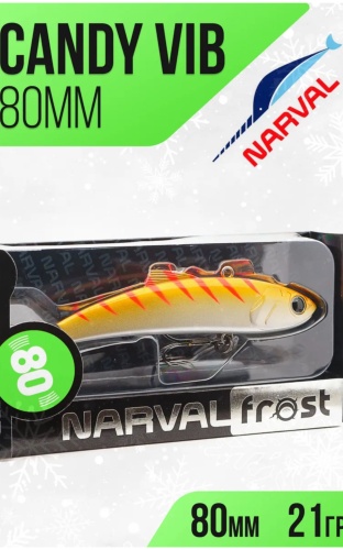 Воблер Narval Candy WIB 1 шт 80 мм 014-Tiger Prown