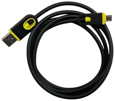Кабель Union USB 2.0 (M), micro (M), 1 м, Bek черный