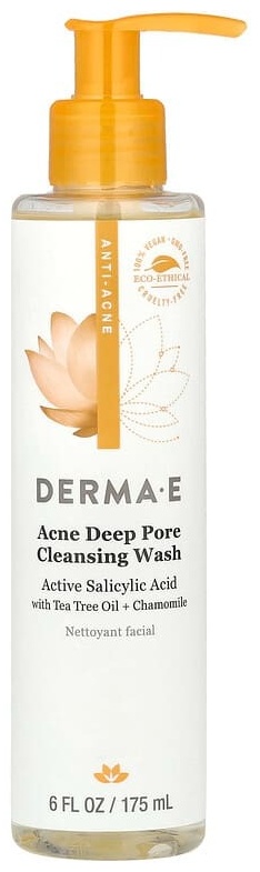 Derma E гель от акне, для глубокого очищения пор, 175 мл гель 175 г
