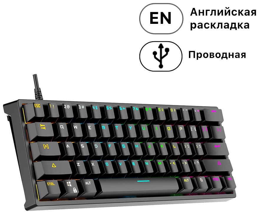 Клавиатура BAJEAL G101 черный