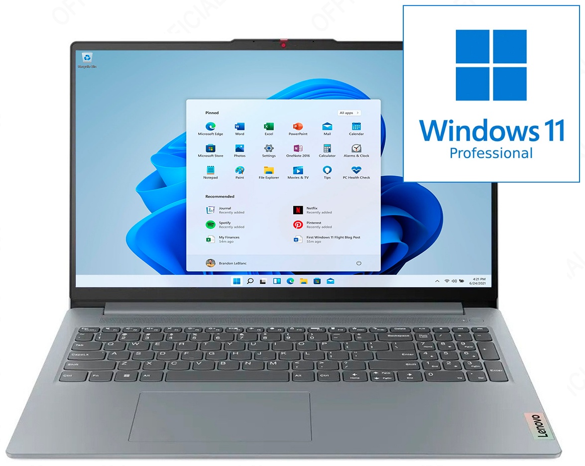 Ноутбук Lenovo 82VG30TRRK 15.6" / 16 Гб / SSD 1000 Гб / Win 11 Pro / IdeaPad 15AMN7