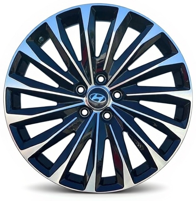 RNO PX 04 7.5x20/5x114.3 D67.1 ET49 4 диска черный, серебристый