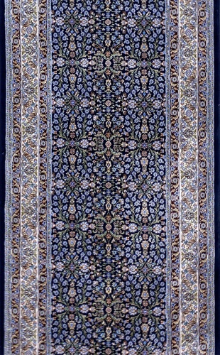 Ковровая дорожка Elegance короткий ворс, акрил, шелк, 120 см x 1 м