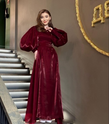 Вечернее платье Kausar Brand бордовый